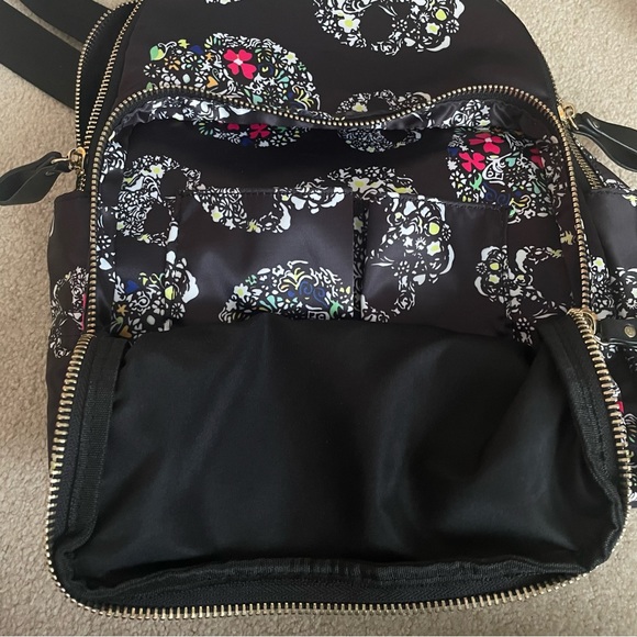 Floral Skull Mid size Backpack/DiaperBag - Picture 7 of 13